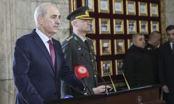 TBMM Başkanı Kurtulmuş başkanlığındaki heyet, Anıtkabir'i ziyaret etti