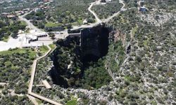 Cennet Obruğu'ndan 13 yıl sonra su çıktı