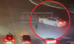 Mersin’de Düğün Konvoyunda Tehlikeli Drift Kamerada