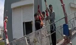 Mersin'de iskelede mahsur kalan 3 işçi kurtarıldı