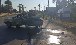 Otomobil araçlara çarptı 1 kişi öldü, o anlar kameraya yansıdı