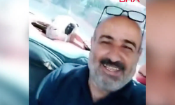 Kurbanlık koyunuyla yolculuğu dikkat çekti