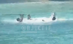 Yapraklı Koy’daki D*hşet Anları Saniye Saniye Kameraya Yansıdı! Denizde Başlayan Kavga K*nlı Bitti