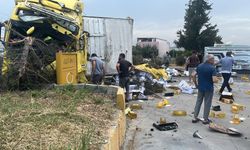 Mersin-Adana yolunda feci kaza: 1 ölü 2 ağır yaralı