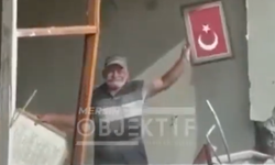 ATATÜRK PORTRESİ VE TÜRK BAYRAĞINA SAHİP ÇIKTI