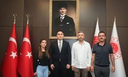 Medya temsilcilerinden Mersin Cumhuriyet Başsavcı Yasin Emre’ye ziyaret