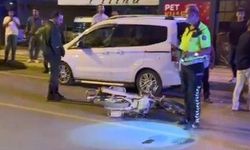 Otomobille motosiklet çarpıştı:1 ölü 1 yaralı
