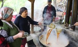 Bin 200 rakımda asırlık pekmez geleneği yaşatılıyor