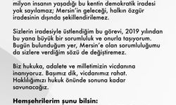 MERSIN BÜYÜKŞEHIR BELEDIYE BAŞKANI VAHAP SEÇER'DEN TUTUKLANMASININ ARDINDAN ILK MESAJ!