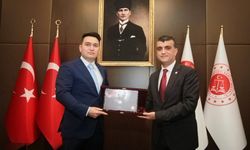 MERSİN BAROSU BAŞKANI GAZİ ÖZDEMİR’DEN BAŞSAVCI YASİN EMRE’YE ZİYARET