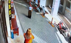 Silifke'de Korku Dolu Anlar! Cam Kadının Yanına Düştü