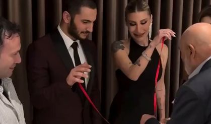 İrem Derici ile Melih Kunukçu nişanlandı