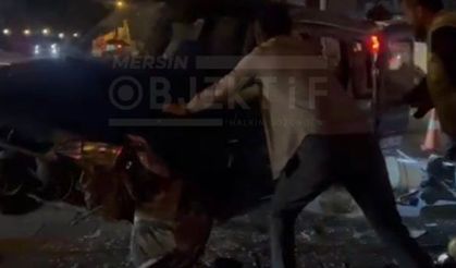 Ticari araç ile motosiklet çarpıştı: 3 yaralı