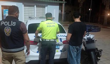 Mersin'de tek teker şov pahalıya patladı: 46 bin TL ceza kesildi