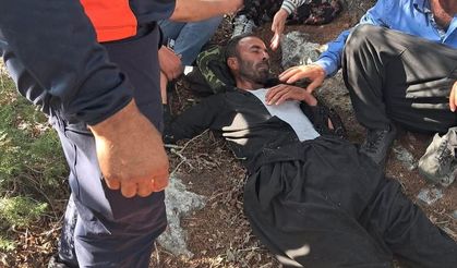 Kayıp şahıs ormanda bitkin halde bulundu