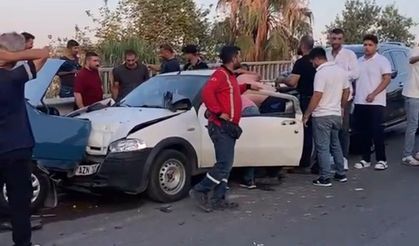 Tarsus’ta zincirleme kaza: 3 yaralı