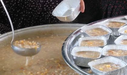 Şahintepesi’nde 17 yıldır aynı bereket: Aşure kazanları bu yıl da kaynadı