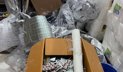 Mersin’de plastik ambalaj dükkanında uy*şturucu imalathanesi ortaya çıkarıldı