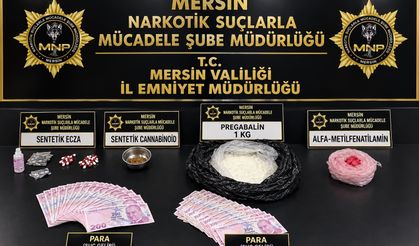 Mersin'de uy*şturucu operasyonu: 2 tutuklama