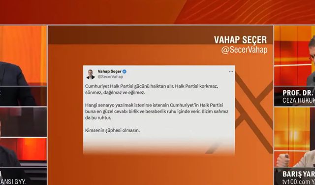 "Vahap Seçer CHP Genel Başkan adaylığı için güçlü bir çıkış olabilir"