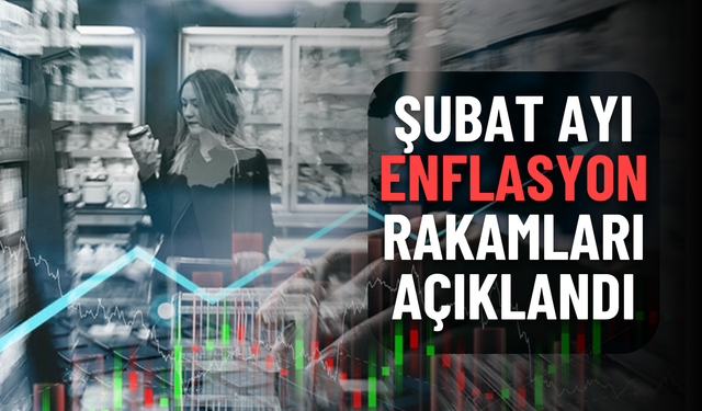Şubat ayı enflasyon rakamları açıklandı