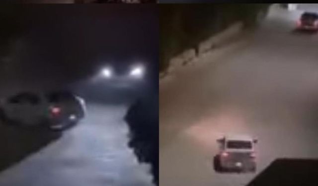 Yakalanırlarsa 46'şar bin TL ceza yiyecekler: Okulun bahçesinde drift attılar