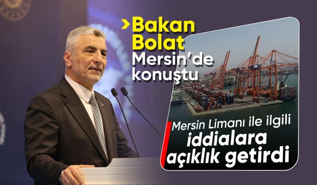 Bakan Bolat: "Bizden İsrail'e bir zerre ticaretin yapılmasına, İsrail bizim şartlarımızı karşılayıncaya kadar müsaade et