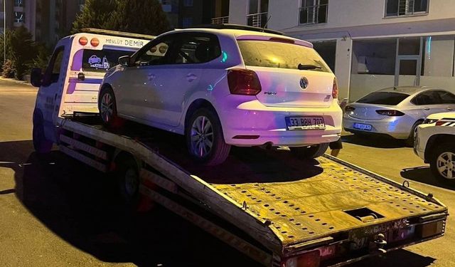 Mersin'de drift yapan şahsı Jandarma yakaladı