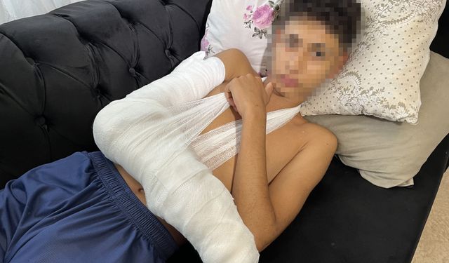 Lisede dehşet! 8 metreden masaya çakıldı