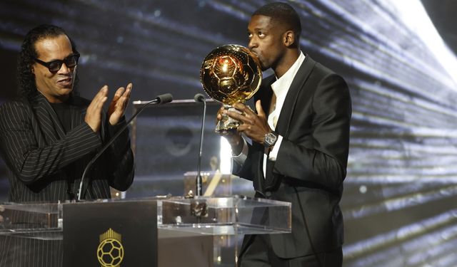 Altın top ödülünü Dembele kazandı