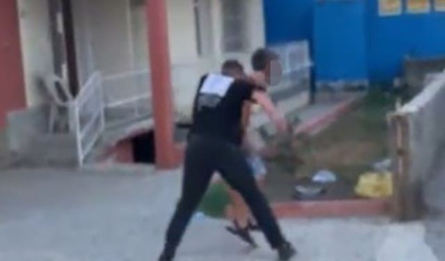 Bıçaklandıktan sonra duvardan atlayıp kaçmaya çalıştı!