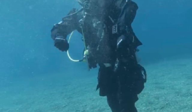 Çanakkale Boğaz'ında iddialı dalış denemesi; Hedefi 36 saat su altında kalmak