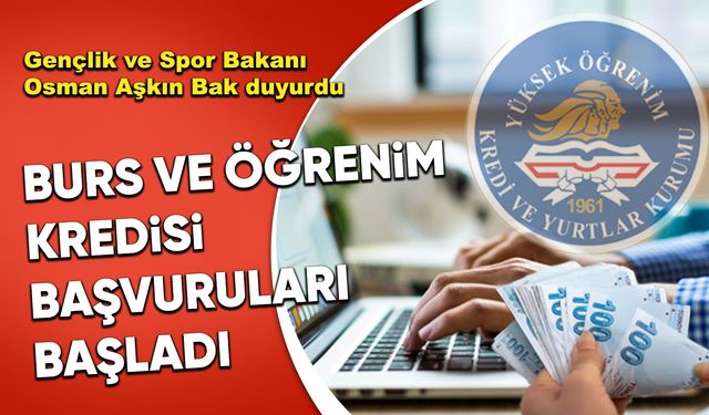 KYK burs başvuruları başladı
