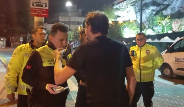 Polis ekiplerinden kaçmaya çalışan alkollü sürücü 63 bin 911 TL ceza yedi