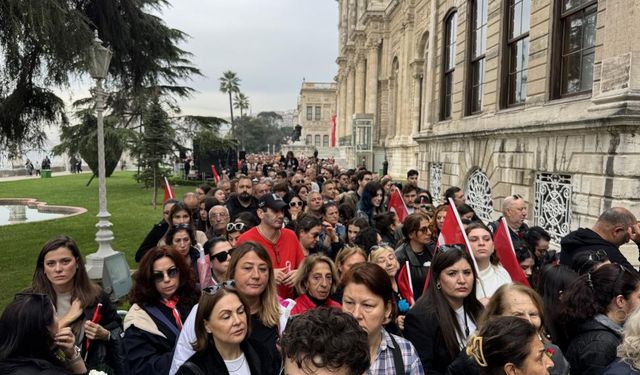 Gazi Mustafa Kemal Atatürk, Dolmabahçe Sarayı'nda anıldı