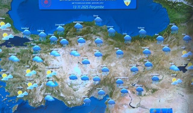 Meteoroloji Genel Müdürlüğü: "Ülke genelinde yağış bekleniyor"