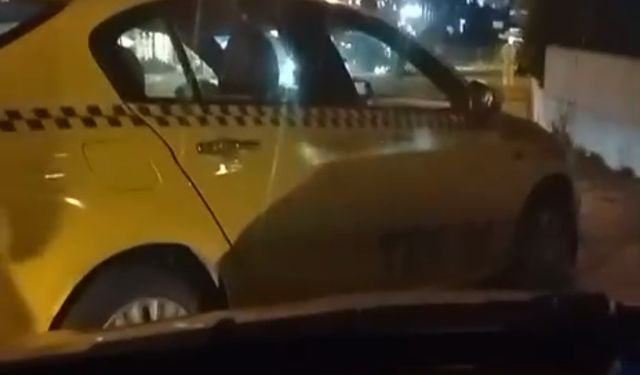 Esenyurt'ta kaçak mesken tutan taksiciler başka bir taksiciye böyle saldırdı