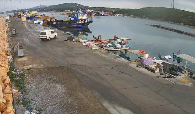 Direksiyon hakimiyeti kaybolan araç denize uçtu