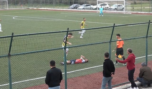 Hakemden maçta hayati müdahale