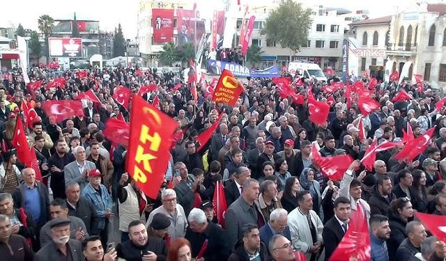 CHP'nin "Millet İradesine Sahip Çıkıyor" mitinginde durak Kilis oldu