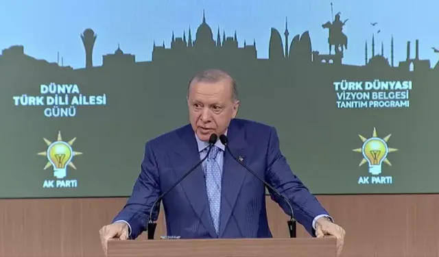 Cumhurbaşkanı Erdoğan: "CHP, Türk dünyasına halen şaşı bakmayı, yanlış pencereden bakmayı sürdürmektedir"