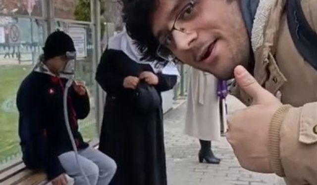 Vatandaşın, yalan söyleyerek dilendiği iddia edilen kadınla ilginç tartışması