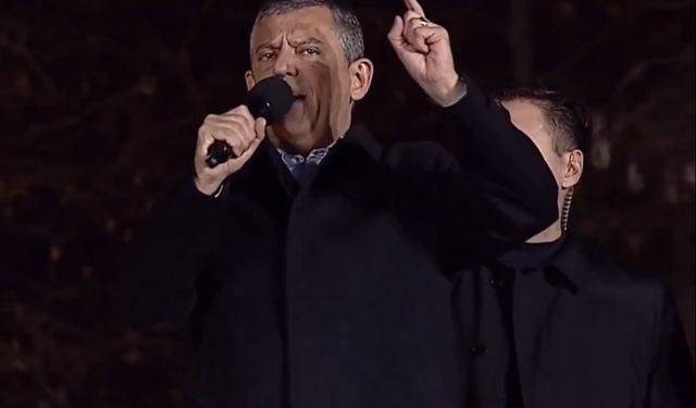 CHP Genel Başkanı Özgür Özel, Kağıthane mitinginde konuştu