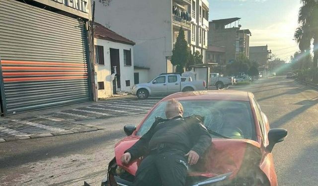 Polise çarpıp görüntülerini paylaşan şüpheli tutuklandı!