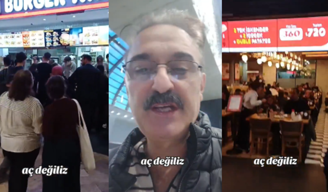 AVM'den görüntü paylaşıp isyan etti: Bu ülkede kimse 'Açım' demesin