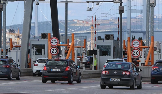 Köprü ve otoyol ücretlerine zam geldi