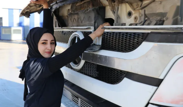 ‘Kadınsın yapamazsın' dediler, şimdi tır şoförlüğü yapıyor