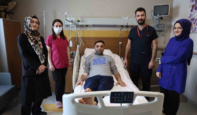 Elazığ'da 45 yaşındaki hasta 50 dakikalık kalp masajıyla hayata döndürüldü