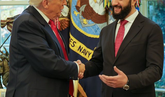 ABD Başkanı Trump, Suriye Cumhurbaşkanı Şara ile görüştü