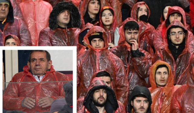 Dursun Özbek: "Yağmurluklar için özür diliyorum"